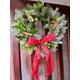 Fresh wreath, Christmas wreath, door hanging, Christmas decorations, Christmas door wreath, festive Christmas wreath