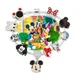 Bracelet Donald Duck Disney pour enfants couleur argent bijoux pour filles accessoires de dessin