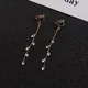 JIOFREE-Boucles d'Oreilles sulfen Clip Strass Bijoux de Mariage Sans Perçage à la Mode