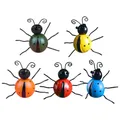 Clôture coccinelle en métal de 10cm cintre mural suspendu Figurine d'extérieur ornement