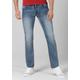 Regular-fit-Jeans TIMEZONE "Regular GerritTZ" Gr. 30, Länge 30, blau Herren Jeans Regular Fit