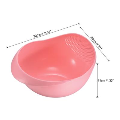 Food Colander Rice Filter Strainer Washing Basket Fruit Vegetable