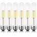 Luxrite Edison T9 LED Tube Light Bulbs 60W Equivalent 5000K Bright White 550 Lumens Dimmable 5W UL Listed E26 6 Pack