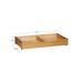 MUSEHOMEINC Solid Wood Under Bed Storage Drawer with 4-Wheels,,Suggested for Queen & King Platform Bed