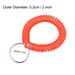 Spiral Keychain, Wrist Coil Key Ring Wristband Stretchable Key Holder