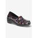 Women's Laurie Slip On by Easy Street in Multi Patent (Size 8 M)