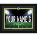 Black Green Bay Packers 12'' x 16'' Personalized Framed Field Spotlight Print