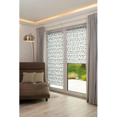 Doppelrollo K-HOME "Delphi" Gr. 3, grau (stein, grau), B:60cm H:150cm, Polyester, Rollos, im Fixmaß Image
