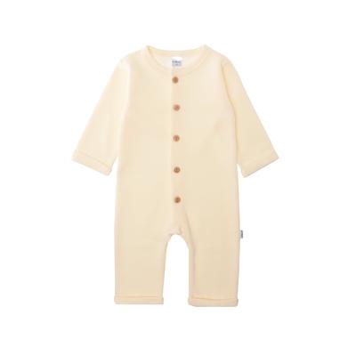 Overall LILIPUT, Kinder, Gr. 74, EURO-Größen, gelb (hellgelb), 80% Baumwolle, 20% Polyester, casual, Langarm, Overalls, aus weichem Material Image