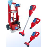 Kinder-Besenwagen KLEIN Vileda Spielzeug-Haushaltsgeräte rot (rot, blau) Kinder Kinder-Haushaltsgeräte Zubehör