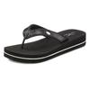 Badezehentrenner VENICE BEACH, Damen, Gr. 44, schwarz, Obermaterial: 100% Textilmaterial. Futter: 100% Textilmaterial. Decksohle: 100% Synthetik. Laufsohle: 100% Synthetik, Glitzer, unifarben, casual, Schuhe, Sandale, Pantolette, Badeschuh...