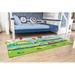 Blue/Brown 66 x 39 x 0.5 in Area Rug - Zoomie Kids Transportation Green/Blue/Brown Area Rug Nylon | 66 H x 39 W x 0.5 D in | Wayfair