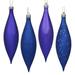 Freeport Park® Four-Finish Finial Drop Christmas Ornament Plastic in Blue | 5.5 H x 2 W x 2 D in | Wayfair D7B1FAF9DDC3403FAC275821FC2F7B87