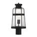 Savoy House Lighting One Quinton 18 Inch Tall Outdoor Post Lamp - L5-2944-BK