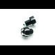 V PARTS Embouts de guidon Spark Ø18mm Noir/Argent