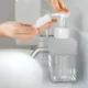 Bouteille de lavage des mains à pompe en plastique Transparent vide liquide Gel douche mousse