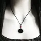 Collier gothique rose noire avec perle rouge pendentif victorien bijoux cadeau Leon romantique