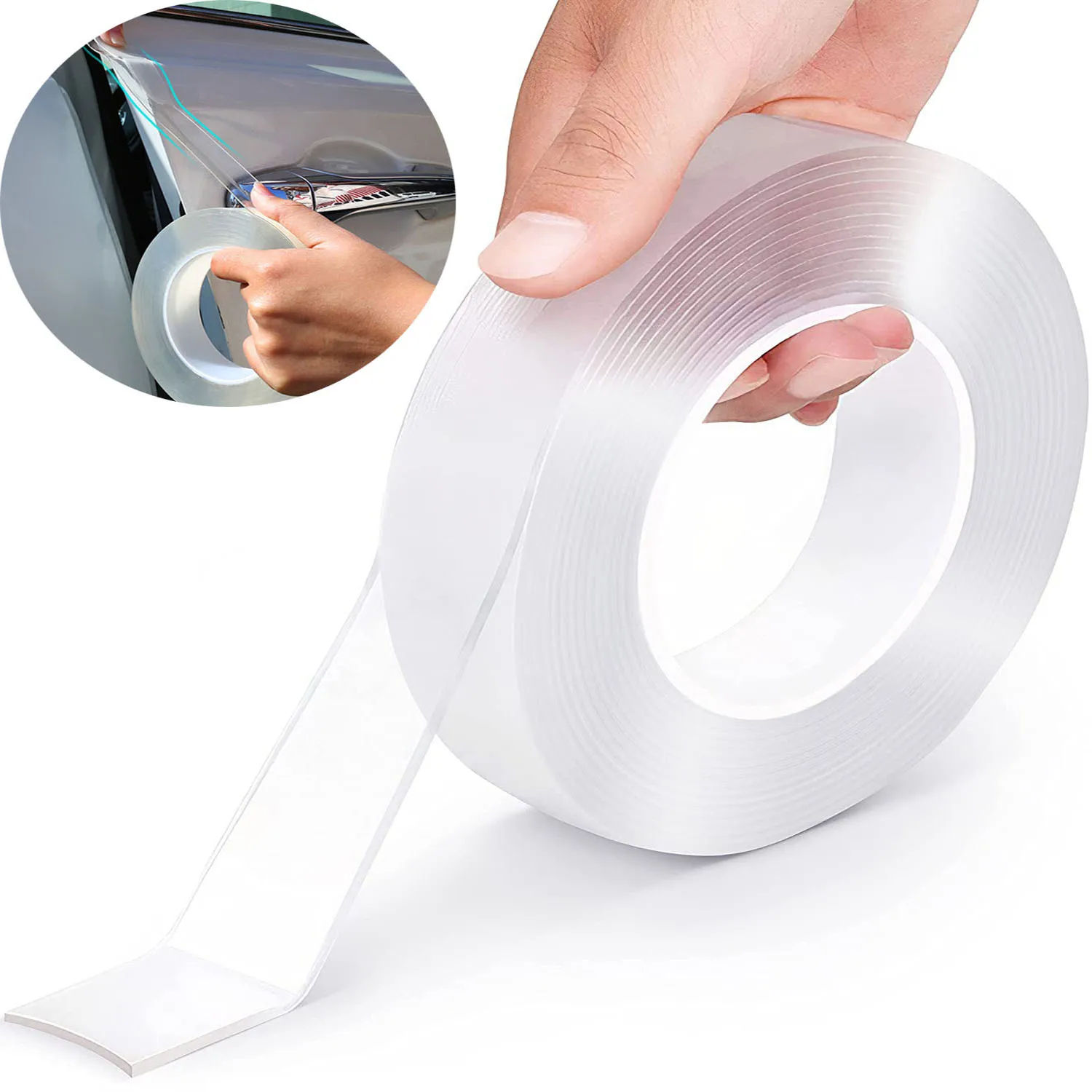 Autocollants de protection de porte de voiture, bande de seuil, autocollant de protection de voiture, Nano bande en vinyle, coffre de voiture, seuil de porte automobile, anti-rayures