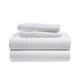 Pashmina 3pc Flat sheet set 100% Egyptian Cotton Bed sheet + 2 Pc Pillowcase 800 Thread Count Soft & Breathable Bed Sheet Set,White-UK Double Size