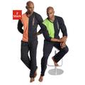 Pyjama LE JOGGER Gr. 52/54 (L), bunt (grün, orange) Herren Homewear-Sets Pyjamas