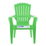 Adams Outdoor Adirondack Chair (Small) Plastic/Resin in Green | 23.75 H x 18.5 W x 23 D in | Wayfair 8460-08-3731