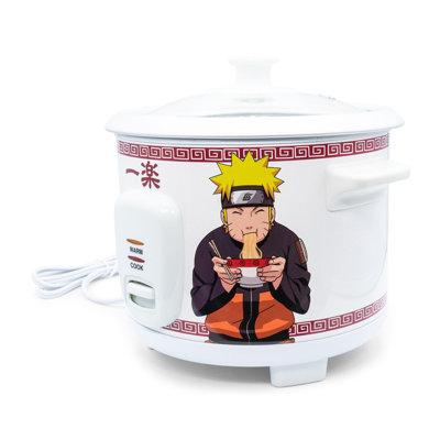 Just Funky Naruto Shippuden Ichiraku Ramen Automatic Rice Cooker & Warmer Ceramic/Metal | 9 H x 8 W x 9 D in | Wayfair NARU-KWARE-31658
