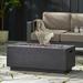 Trent Austin Design® Oquendo 15" H x 40.25" W Concrete Propane Outdoor Fire Pit Table in Gray | 15 H x 40.25 W x 19 D in | Wayfair
