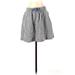 J.Crew Factory Store Casual A-Line Skirt Mini: Blue Print Bottoms - Women's Size X-Small