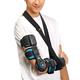 Hinged Arm Brace for Right Arm, Post-Op Elbow Brace with Strap, Adjustable Range of Motion, Elbow Immobilizer Injury Recovery Support Sling ROM Orthosis for Joint Protection and Stability