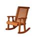 Amish Casual Heavy Duty 600 Lb Roll Back Treated Outdoor Rocking Chair in Brown | 42.75 H x 28 W x 29 D in | Wayfair CAF-028-02