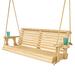 Amish Casual Porch Swing Wood/Solid Wood in White | 21.75 H x 50.5 W x 27 D in | Wayfair CAF-007-43