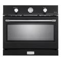 Verona 30" Convection Gas Single Wall Oven, Stainless Steel in Black | 28 H x 30 W x 24 D in | Wayfair VEBIG30NE