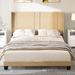 Mercer41 Tufted Low Profile Platform Bed Wood & Upholstered/ in Brown | 43.7 H x 61.8 W in | Wayfair B3D718949969447FAB8F674D84DE0B85