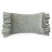 BeYoutiful Home Esther Seaglass Cotton Blend Ties Sham Cotton Blend in Gray | 20 H x 36 W x 2 D in | Wayfair CC798SGKS