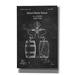 Williston Forge Beer Pump Blueprint Patent Chalkboard - Wrapped Canvas Print Metal in Black/White | 40 H x 26 W x 1.5 D in | Wayfair