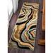 Brown 87 x 27 x 0.4 in Area Rug - Wrought Studio™ Modern Indoor Bedroom Area Rug-Multicolored | 87 H x 27 W x 0.4 D in | Wayfair