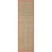 Red 48 x 27.6 x 0.5 in Area Rug - Bay Isle Home™ Edvin Area Rug in Natural/Rust Jute & Sisal | 48 H x 27.6 W x 0.5 D in | Wayfair