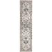 White 24 x 96 x 0.25 in Living Room Area Rug - White 24 x 96 x 0.25 in Area Rug - Bungalow Rose Cream/Multi Non-Shedding Living Room Bedroom Dorm Room Dining Home Office Area Rug | Wayfair