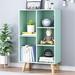 George Oliver 36.22" H x 19.68" W Step Bookcase Wood in Green | 36.22 H x 19.68 W x 9.44 D in | Wayfair 4794EAEE67C34FDCBFFFBF13B54150CE