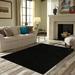 White 36 x 60 x 0.5 in Area Rug - Ebern Designs Zarife Area Rug in Black Polyester | 36 H x 60 W x 0.5 D in | Wayfair