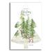The Holiday Aisle® Merry Christmas Deer Tree by Cindy Jacobs - Unframed Graphic Art Plastic/Acrylic | 16 H x 12 W x 0.13 D in | Wayfair
