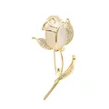 CINDY XIANG opale Rose broches pour femmes tulipe mode broche strass élégant broche bijoux de haute