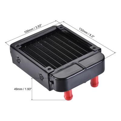 Water Cooling Radiator for PC CPU Nozzle with Aluminum Tubes