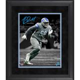 Penei Sewell Detroit Lions Facsimile Signature Framed 11" x 14" Spotlight Photograph
