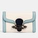 Coach Bags | Coach Jade Medium Wallet, Nwt | Color: Blue/Cream | Size: Os