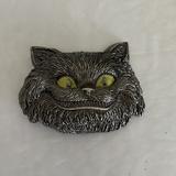 Disney Accessories | Disney Cheshire Cat Belt Buckle | Color: Silver | Size: Os