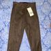 Zara Pants & Jumpsuits | Brown Faux Suede Leggings From Zara | Color: Brown | Size: Xs