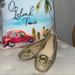 Michael Kors Shoes | Michael Kors Nwob! Metallic Gold Mk Signature Ballet Flats Size 8.5 | Color: Gold | Size: 8.5