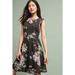 Anthropologie Dresses | Anthro Eri + Ali Nevaeh Floral Lace Dress At Size 6 Petite | Color: Black/Pink | Size: 6p