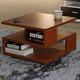 Stylish Coffee Table Modern Wooden Bedroom Mini Living Room Bedside Table (Color : B) little surprise